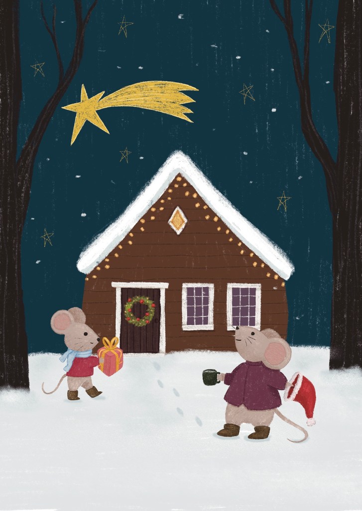 little mouse tiny house mice night